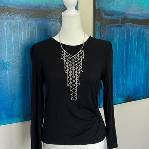 Geometric metal necklace